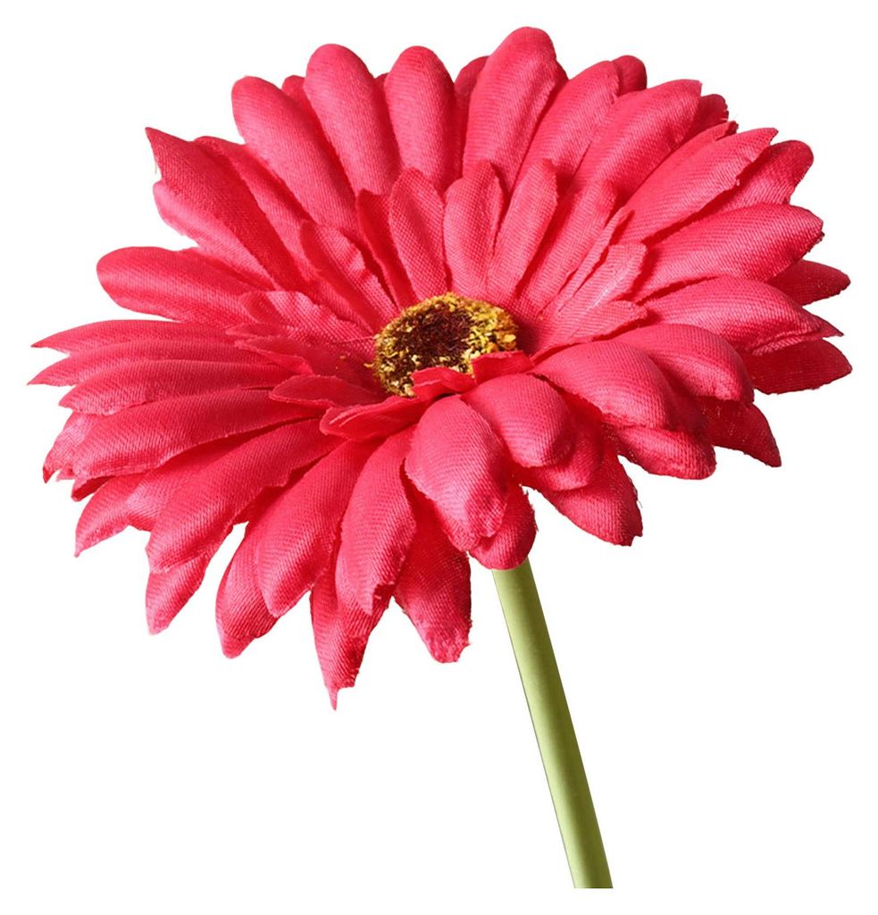 Künstliche Gerbera-Blumen, realistischer, langstieliger Blumenstrauß für Vase, Zimmerblumenarrangements, Hochzeits- und Partytischdekoration