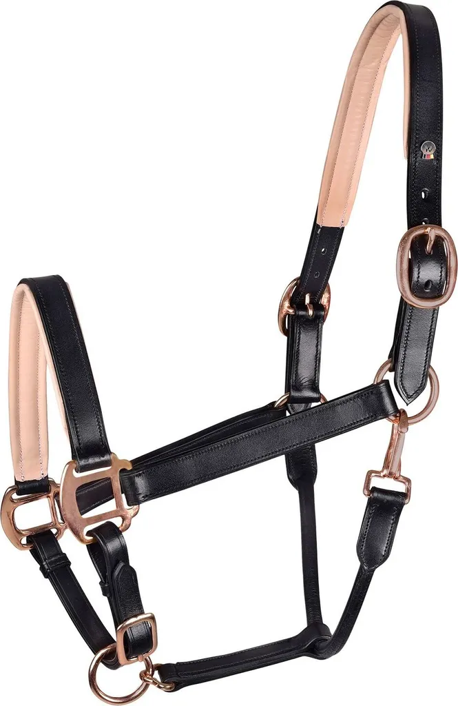 Waldhausen Licol en cuir X-Line Rosé - Matériel d'équitation haut de gamme