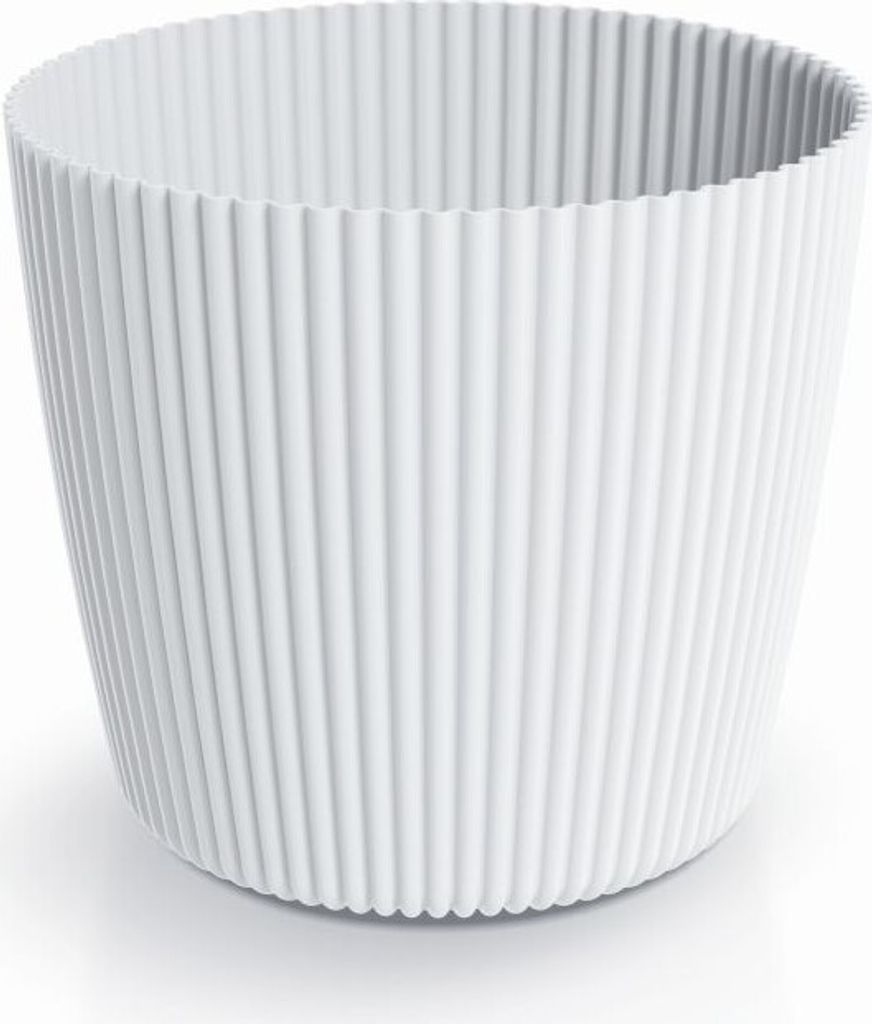 Prosperplast Blumentopf MILLY ROUND Weiß 10,9 cm