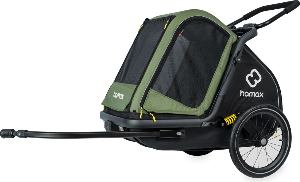 Remorque Vélo Pour Chien Pluto M Avec Suspension Et Châssis Image du produit 