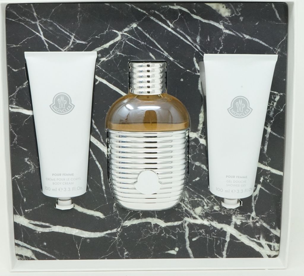 Moncler Pour Femme Eau de Parfum 100 ml + SG 100 ml + BC Produktbild 