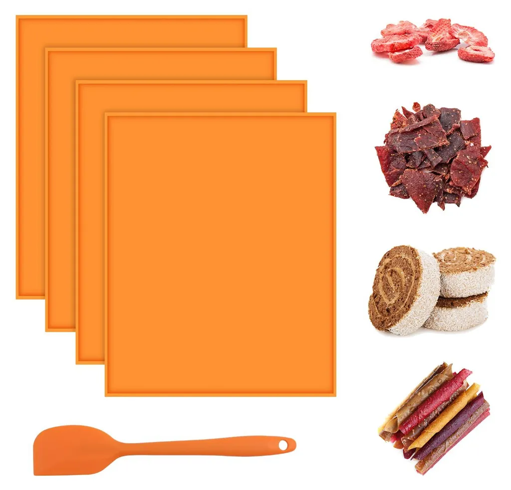 Feuilles de déshydratation antiadhésives en silicone avec racloir offert