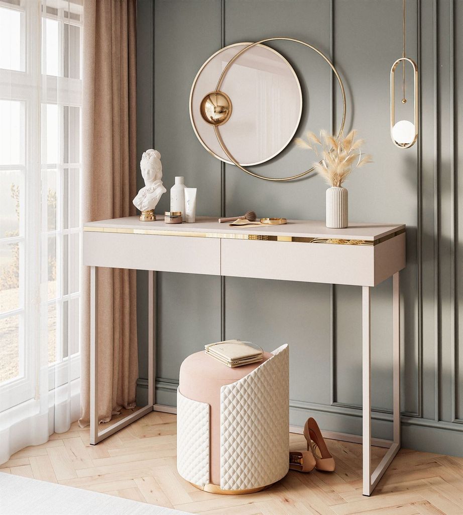 Make-uptafel AURORA KASHMIR, gemonteerd Productafbeelding 