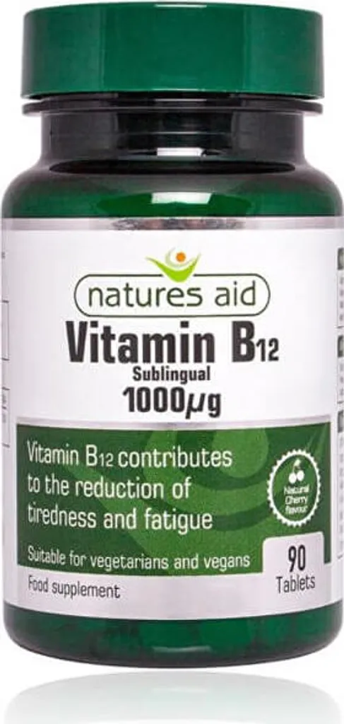 Fatigue ? Vitamine B12 1000mcg Sublinguale - 90 Comprimés Énergie Immédiate