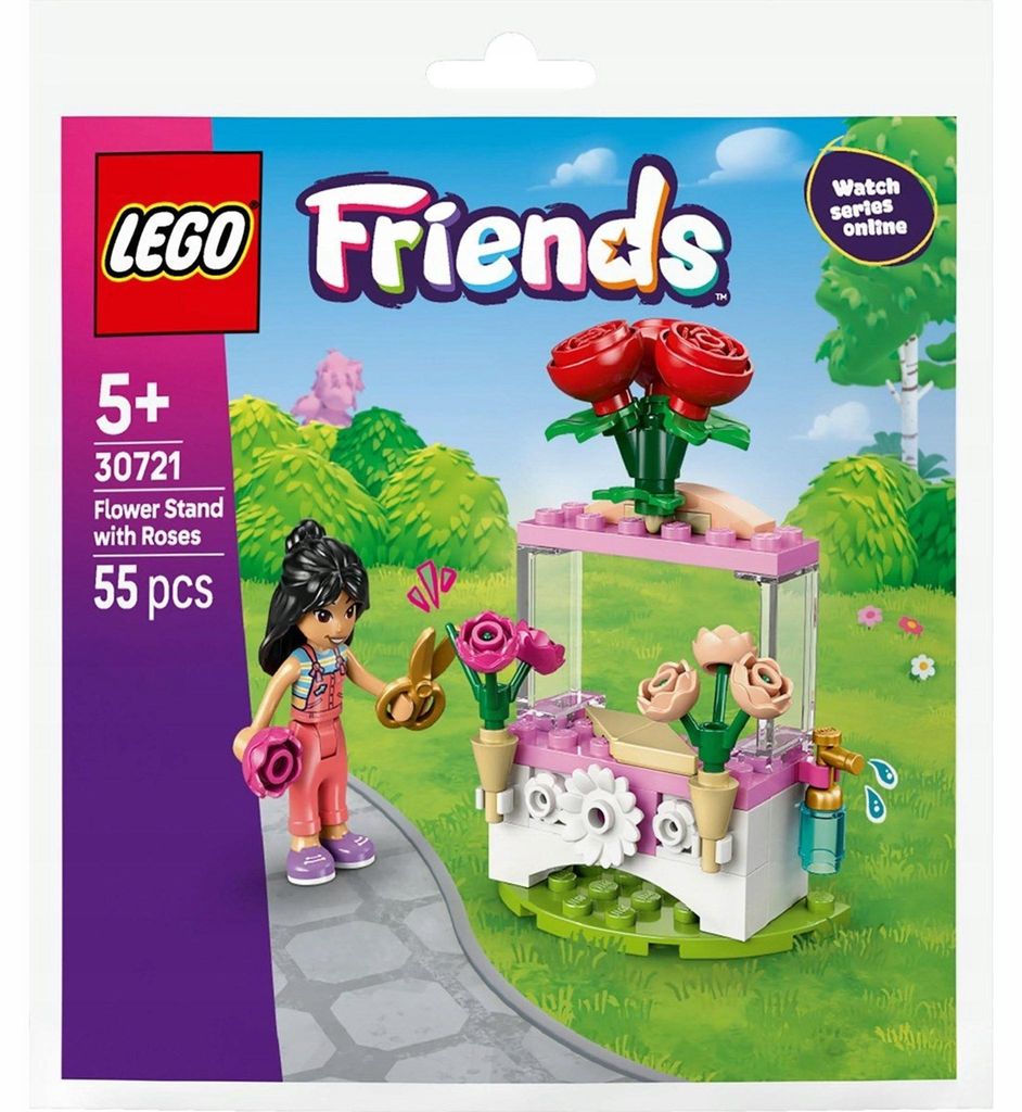 LEGO Friends Étal de Fleurs avec Roses - Jeu de Image du produit 