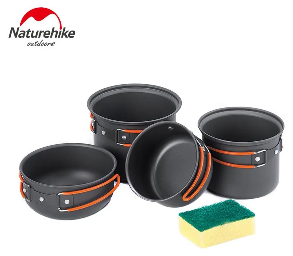 Batterie de cuisine camping aluminium - Ultra légère et compacte 8 pcs - 2