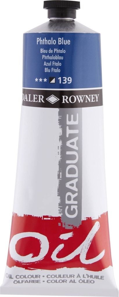 Daler Rowney Graduate Olejová barva Phthalo Blue 200 ml 1 Obrázek produktu 