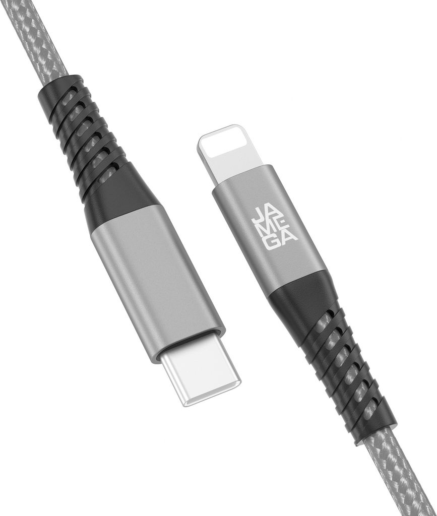 USB-C zu Iphone Kabel 480M 60W mit Metall Stecker in Grau 0,5m