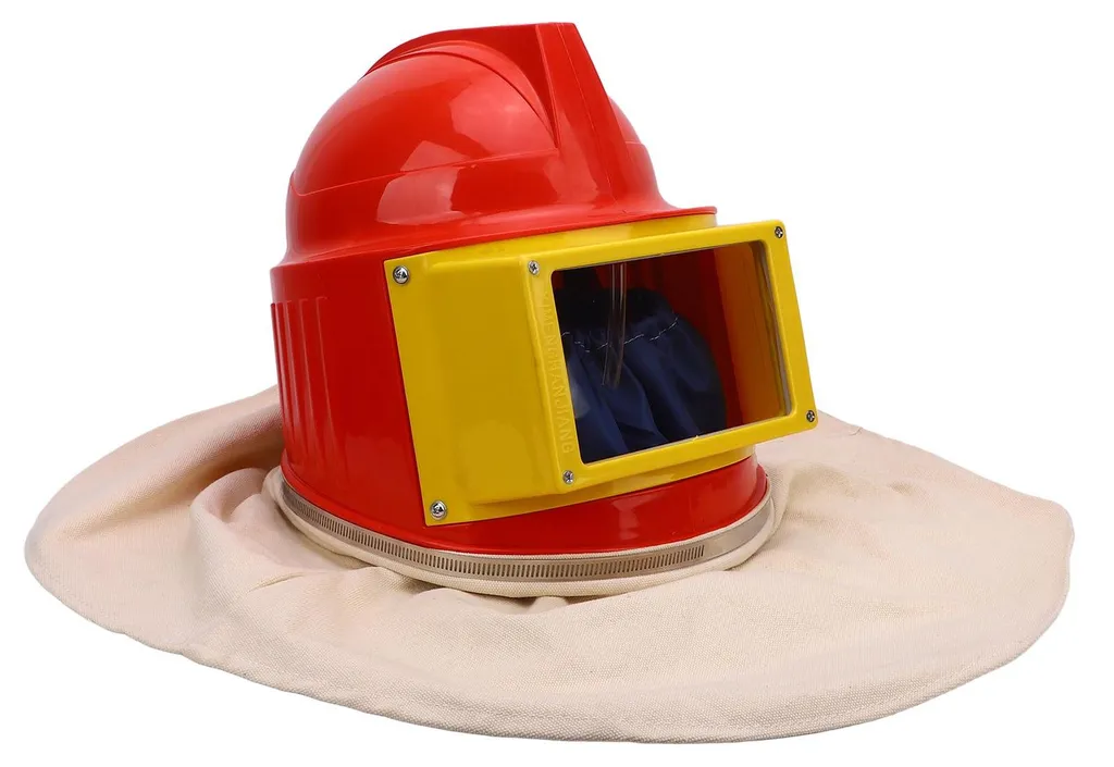 Cagoule de sablage professionnelle à double écran pour décapage et grattage - 3