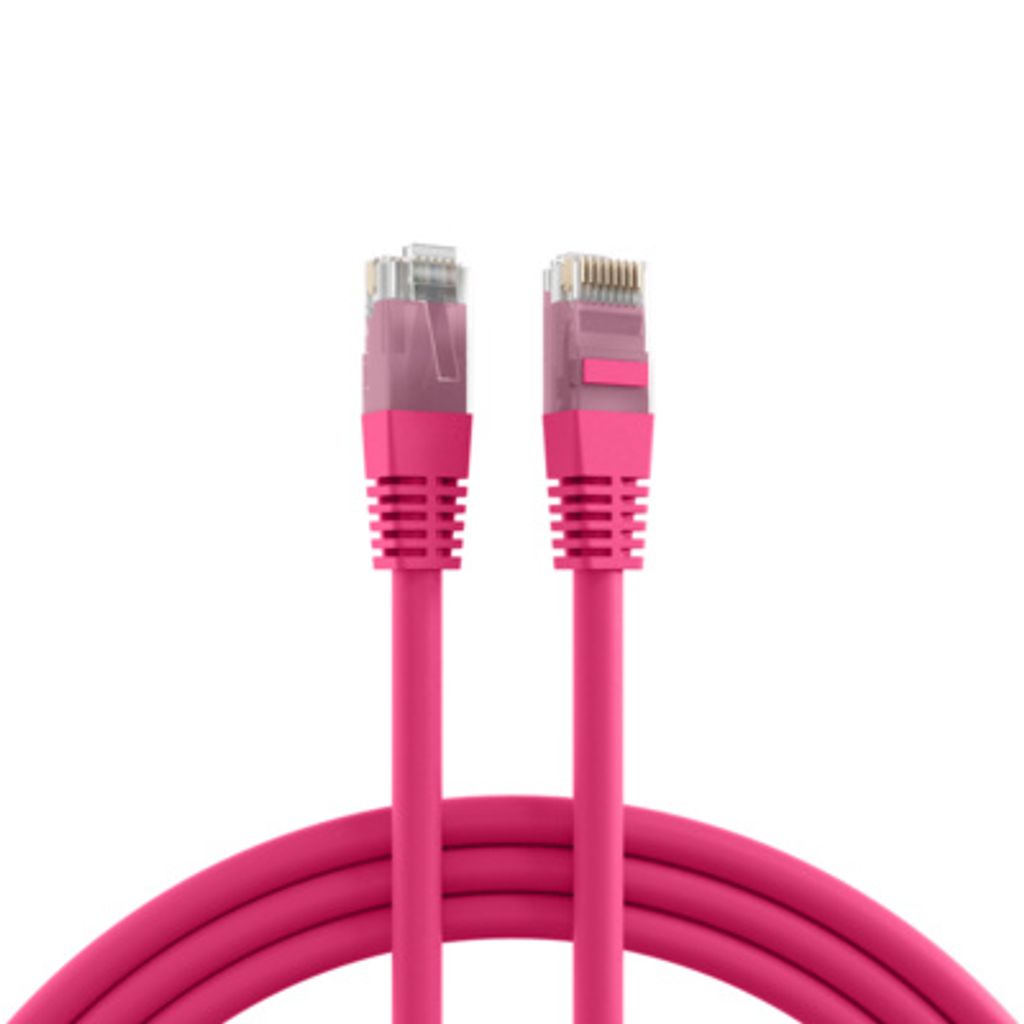 EFB RJ45 Patchkabel U/UTP, Cat.5e, PVC, CCA, 5m, magenta