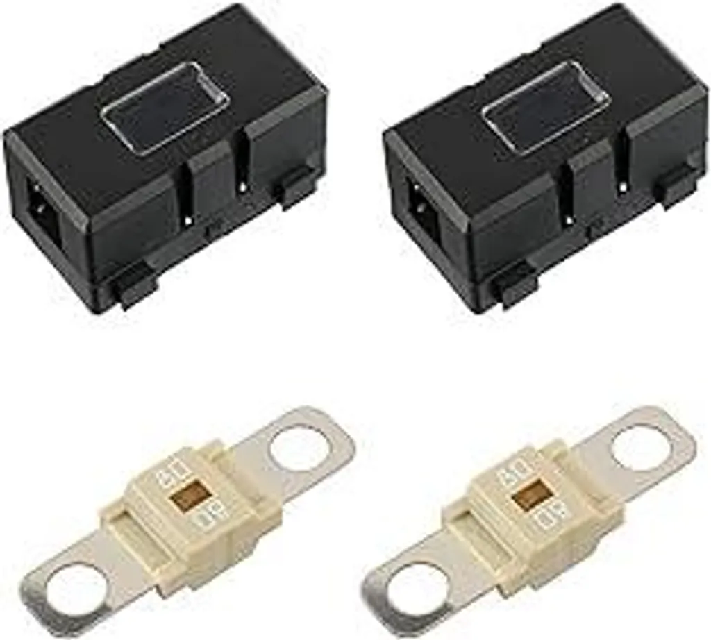 Kit 2x Portafusibili ANS BOJACK + Fusibili MIDI 80A High Current