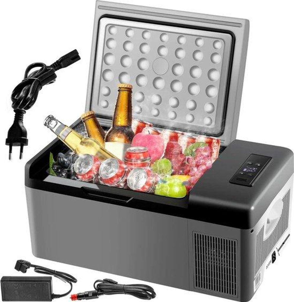 Elektrische Mini Kühlbox 15L 12/24V Schwarz