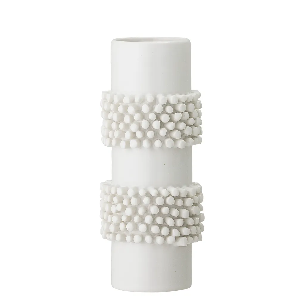 Vase en Céramique Blanche Style Corail Moderne pour Déco de Table Chic