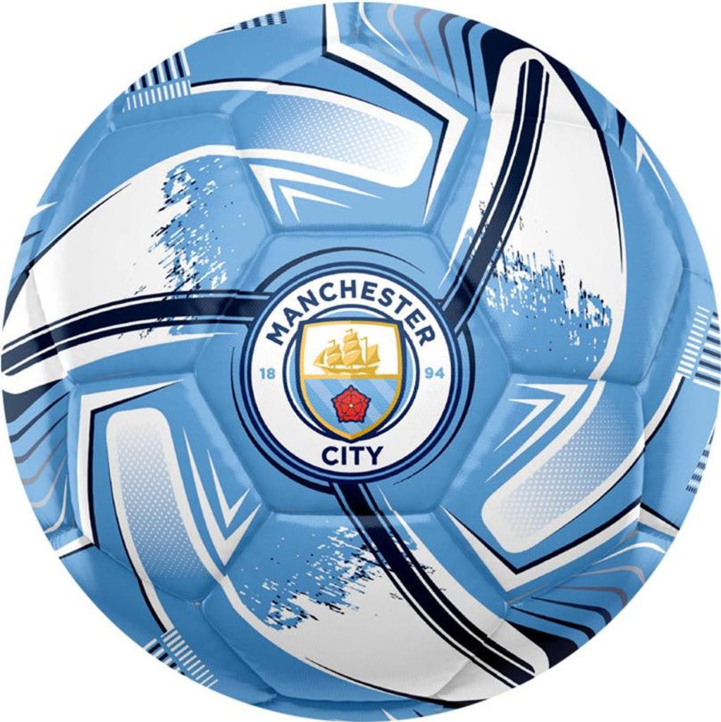 Voetbal Manchester City Maat 5 Blauw/Wit/Zwart Zdjęcie produktu 