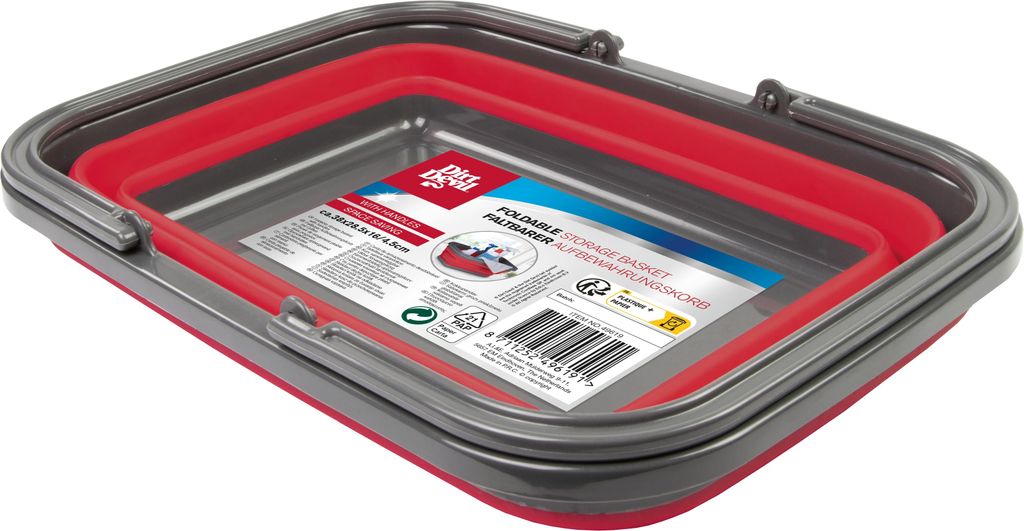 Dirt Devil Opvouwbare Emmer 17 Liter 38 X 28,5 X 16/4,5 Cm Productafbeelding 