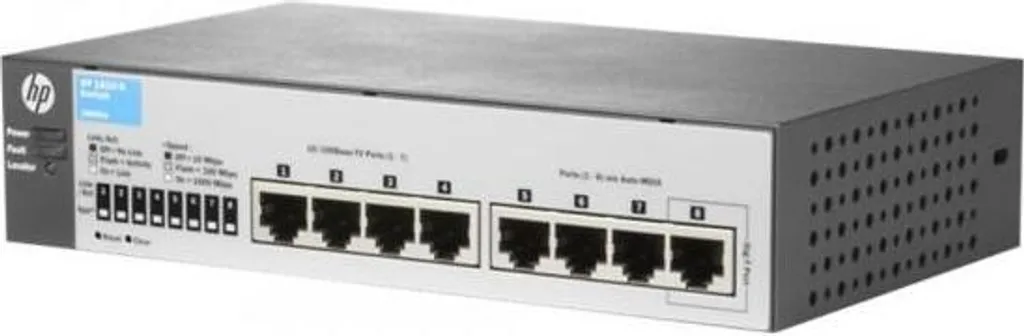 Switch HPE V 1810-8 v2 Géré L2 Fast Ethernet 10/100 Full Duplex J9833A