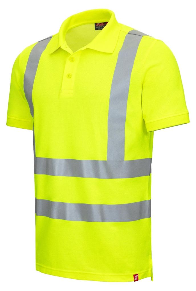 NITRAS MOTION TEX VIZ Polo-Shirt Kl. 2 Gr. 6XL hi-vis orange, 7013, Material:Baumwolle 55%, Polyester 45%, Größe:3XL, Farbe:hi-vis gelb