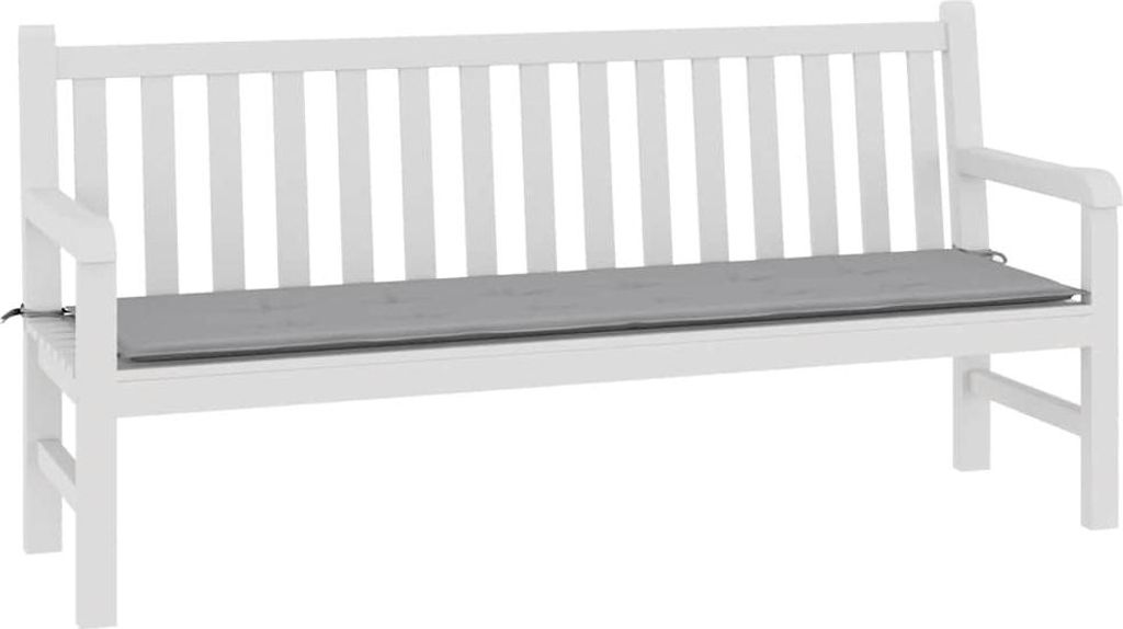 vidaXL Záhradná lavička Grey 180x50x3 cm Oxford Fabric Obrázok produktu 