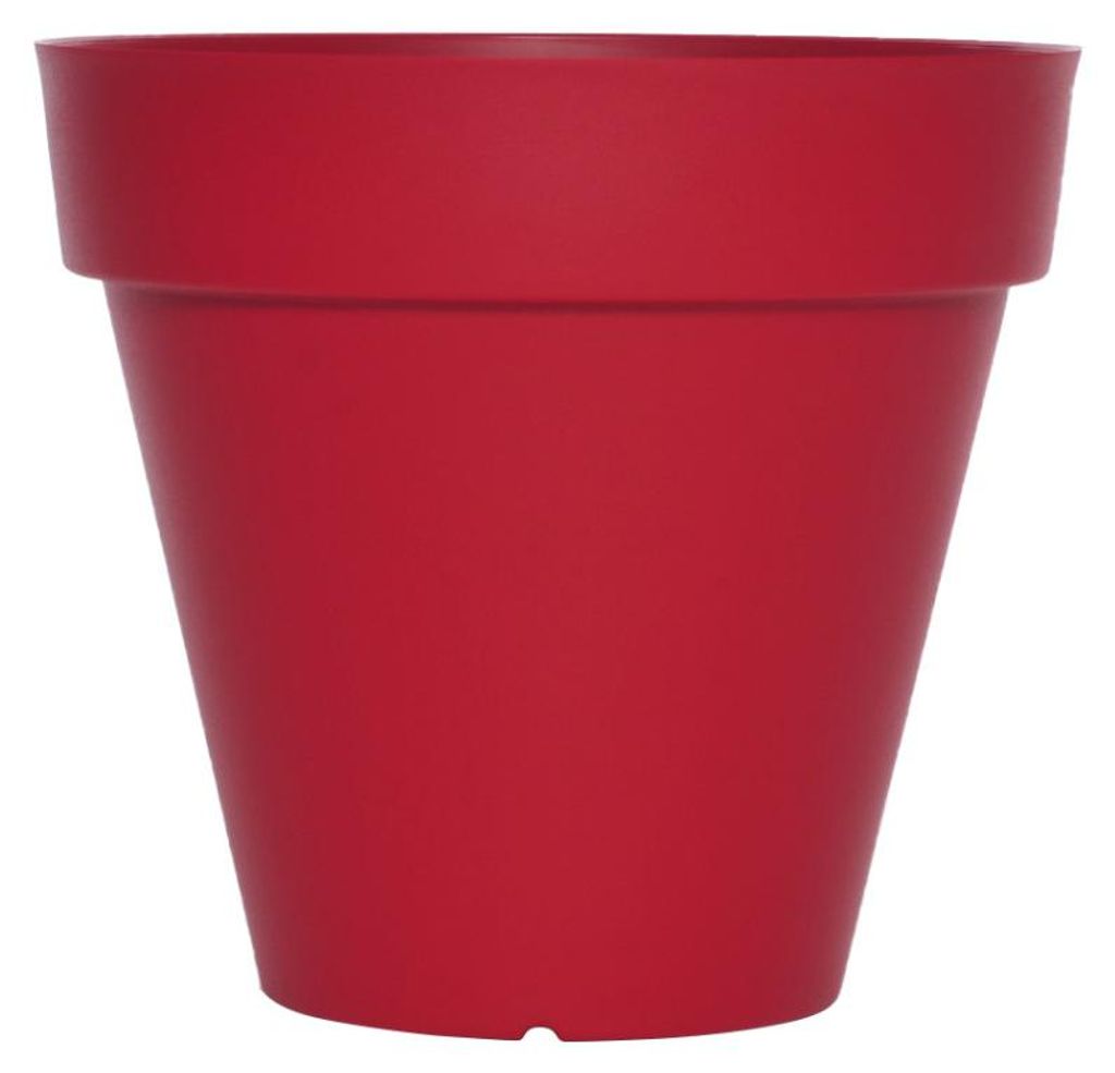 Pot de fleurs Soleilia Rond D59cm - H54cm - 83L - Rouge - Image du produit 