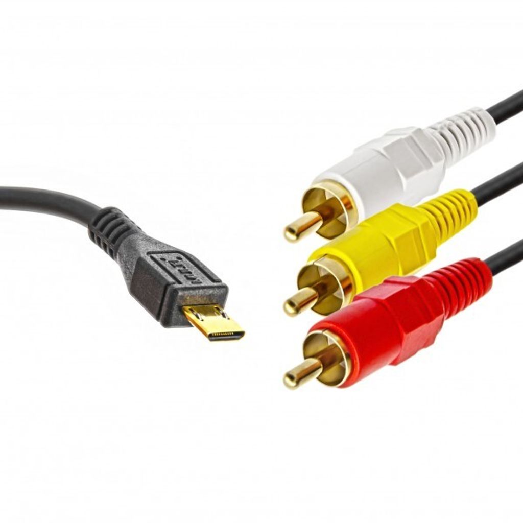 JJC AV 1.5m Audio Video Kabel kompatibel mit Camcorder Sony HDR ersetzt VMC-15MR2