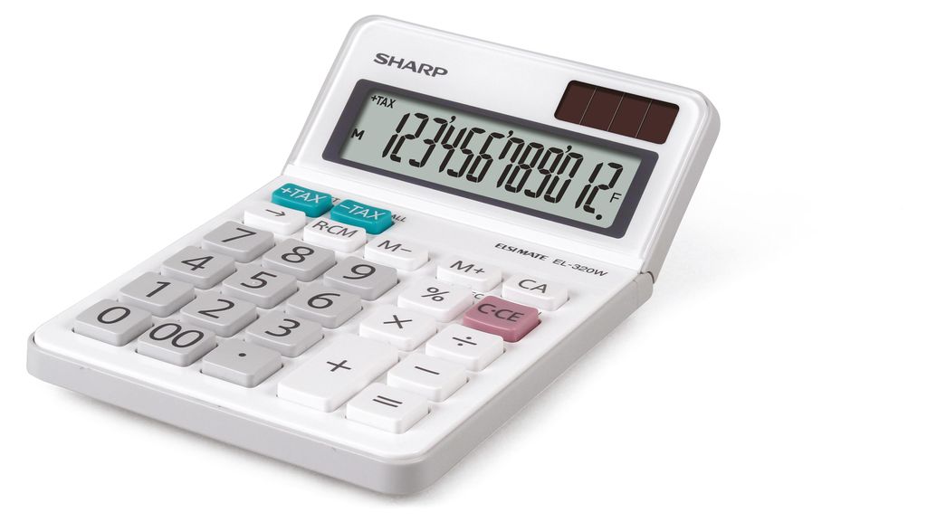 Sharp EL320WB, Desktop, Einfacher Taschenrechner, 12 Produktbild 