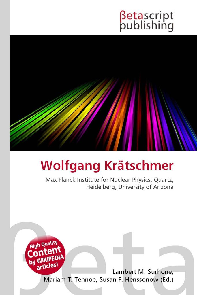 Wolfgang Krätschmer