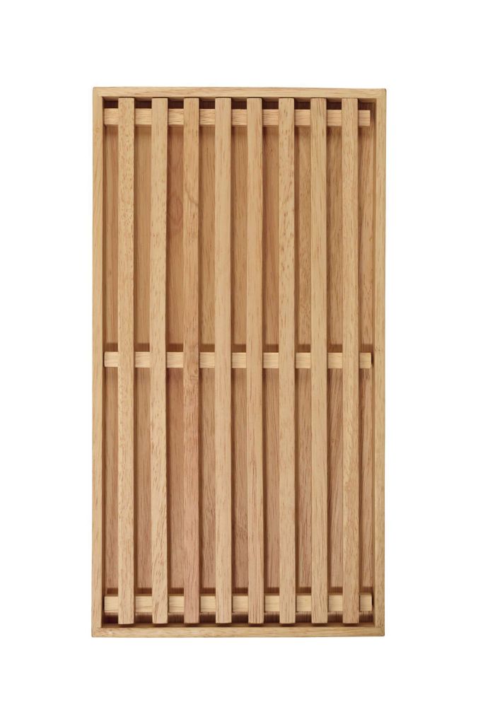 ASA Brotschneidebrett, rechteckig, natur WOOD 43 x 23 cm, H. 3,5 cm 53681970 Neuheit 2020 Vorteilsset beinhaltet 12 x den genannten Artikel und Ge...