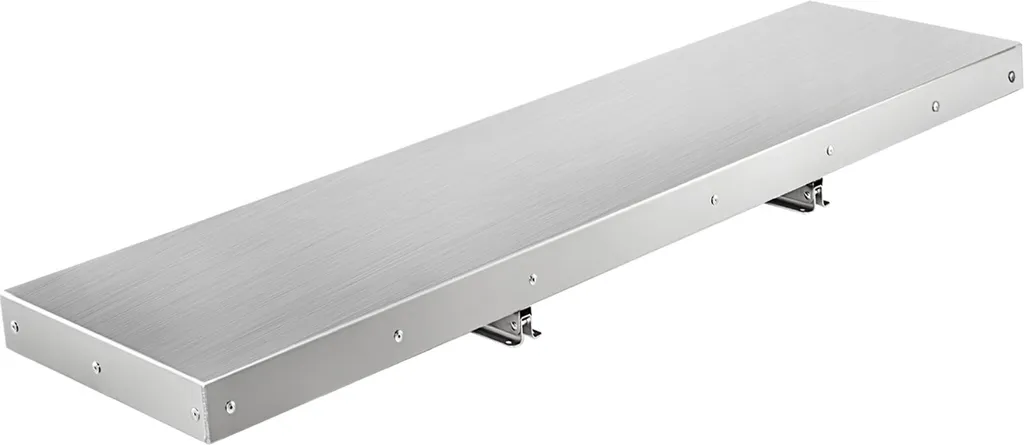 SucceBuy Étagère de Fenêtre de Snack 48x12 Pouces en Acier Inoxydable