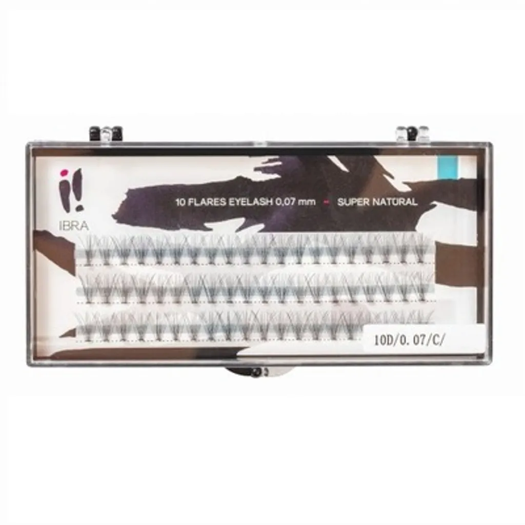 Ibra Lashes Super Natural 9mm - Ciuffetti Professionali Effetto Seta