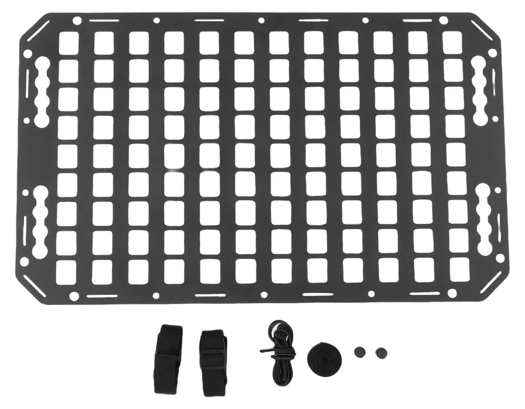 Système d'étagères latérales MOLLE en aluminium pour rangement camion