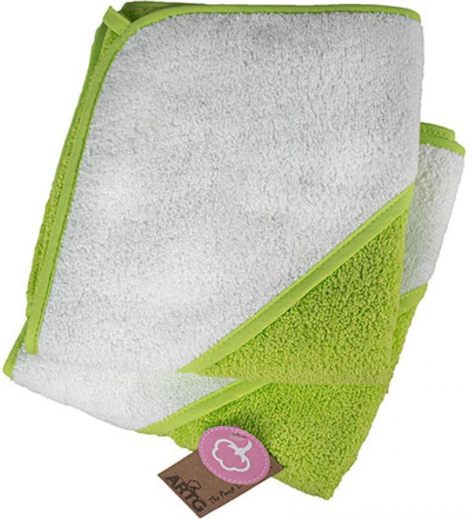 A&R 032.50 | Baby Hooded Towel / 75 x 75 cm - Farbe: Light Blue/Light Blue/Light Blue - Größe: 75 x 75 cm