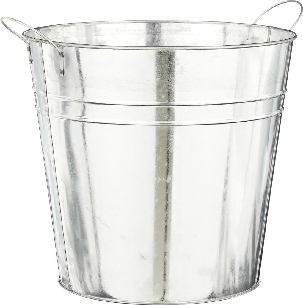 Mica Decorations Topf Joey Eisen Ø 27 x 25 cm grau Produktbild 