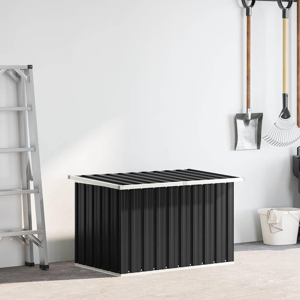 vidaXL Coffre de jardin anthracite 109x67x65 cm Image du produit 