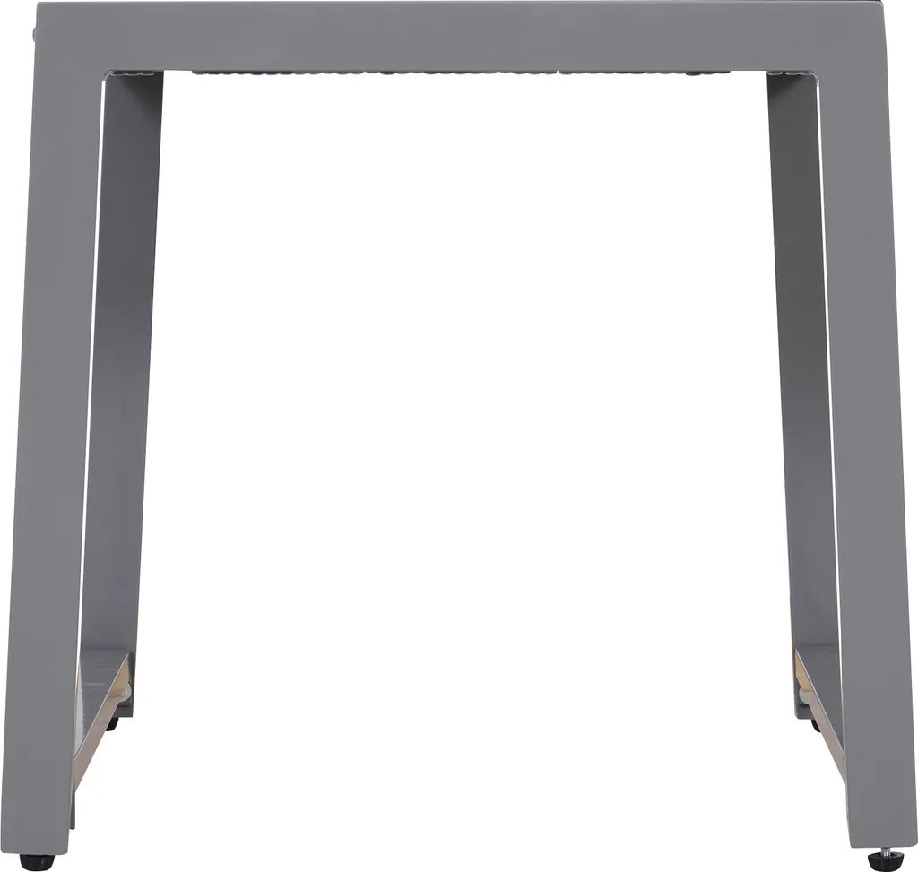 Table d'appoint extérieure résistante aux UV et intempéries en aluminium - 6