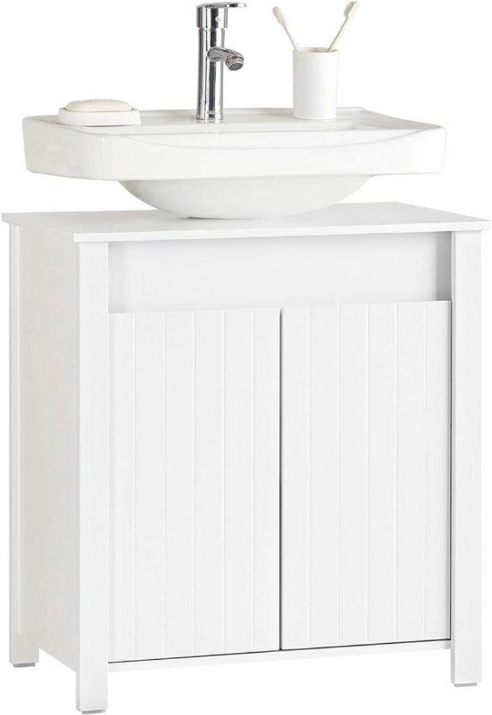 Badezimmer-Schrank - unter der Spüle - verstelle Schublade - wasserdicht - einfache Montage - 60 cm x 65,5 cm x 34 cm