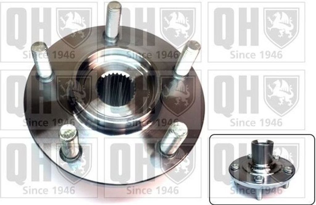 QUINTON HAZELL QWH180 Radnabe Vorne passend für PEUGEOT 4007 (VU, VV) 5-Loch Ø114mm Lochkreis