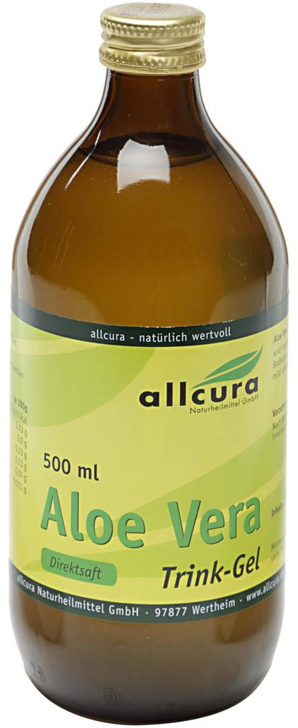 Allcura Aloe Vera Trink Gel, 500 ml de solution Image du produit 