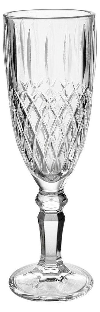 Clayre & Eef Champagnerglas 150 ml Transparant Glas Produktbild 
