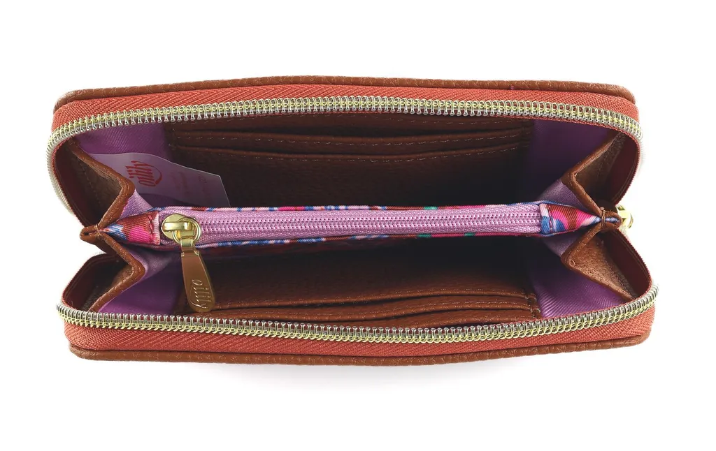 Porte-monnaie compact Oilily Zana Tulipy rose - Ne perdez plus votre monnaie - 2