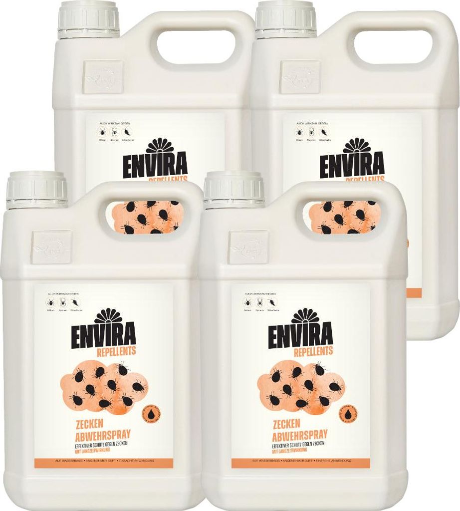 Envira Zecken Abwehrspray im Vorteilspack 4x5L Produktbild 