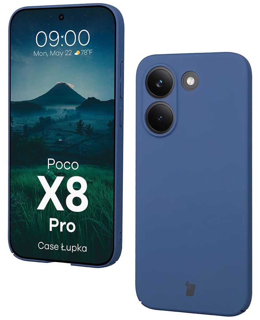 Handyhülle für Xiaomi POCO X8 Pro, Bizon Case Lupka, Blau Produktbild 