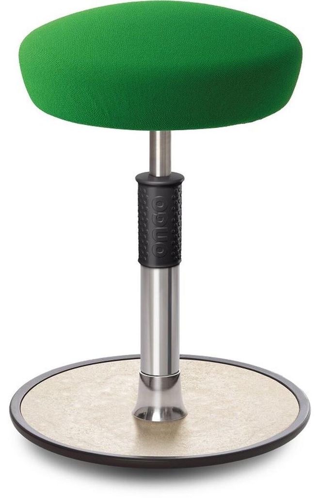 Sitz- Stehhocker Free Regular Hutsitz Gestrick Grün chrom Produktbild 