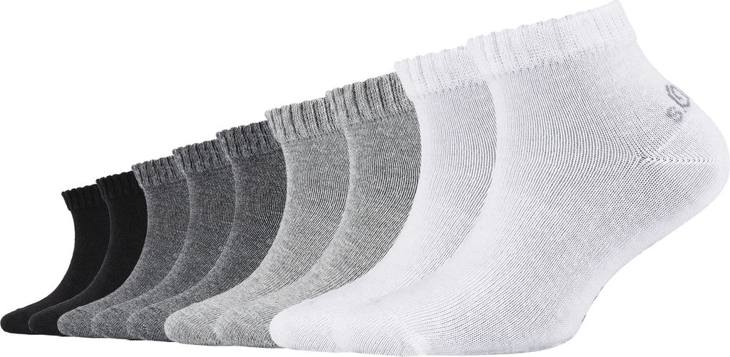 s.Oliver Kurzsocken 9er Pack grey 27-30