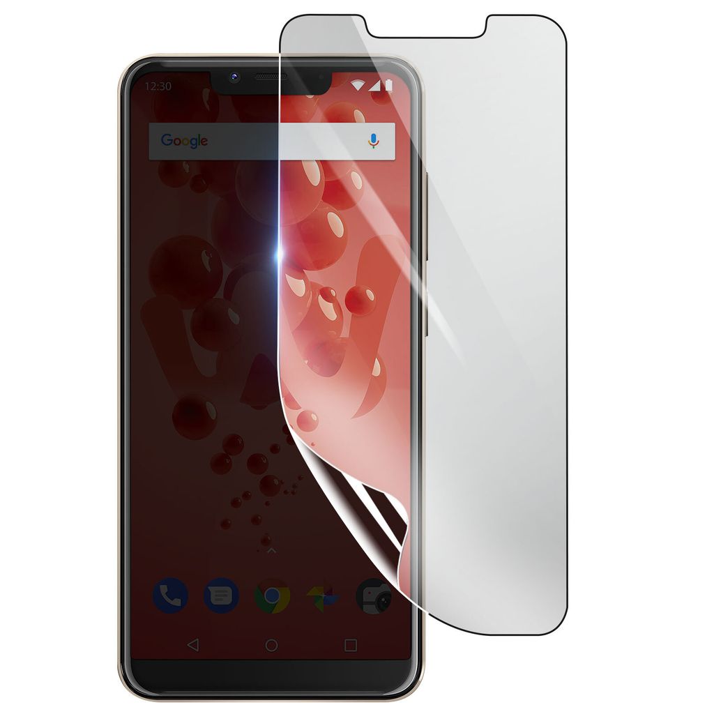 3mk, Stoß- und kratzfester Hydrogel Bildschirmschutz für Wiko View 2 Go, Transparent