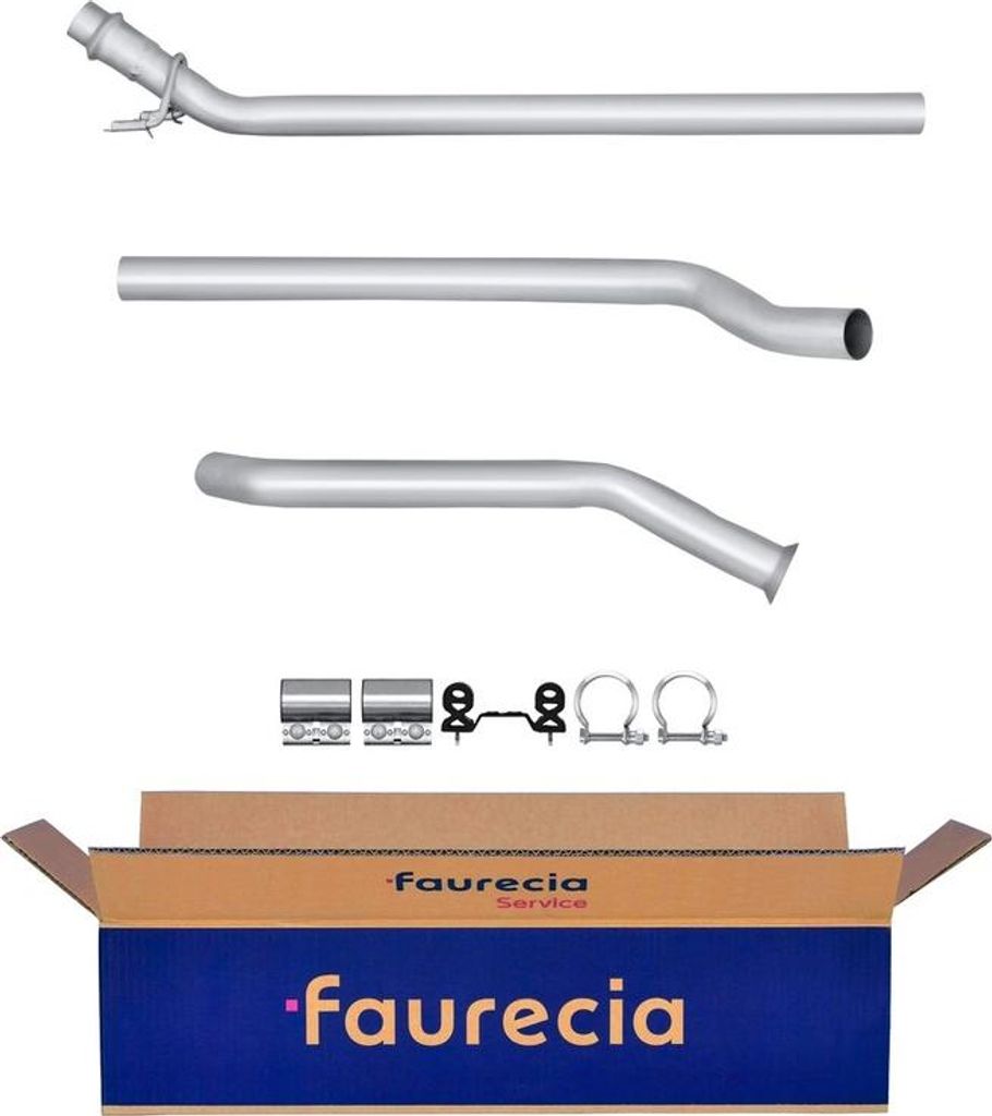 HELLA Abgasrohr Auspuffrohr passend für PEUGEOT 307 SW (3H) Produktbild 