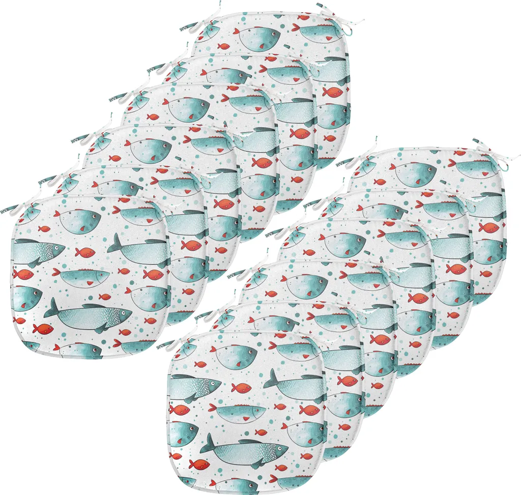 Offerta 12 Cuscini Sedie Impermeabili 40x40 ABAKUHAUS Subacquei
