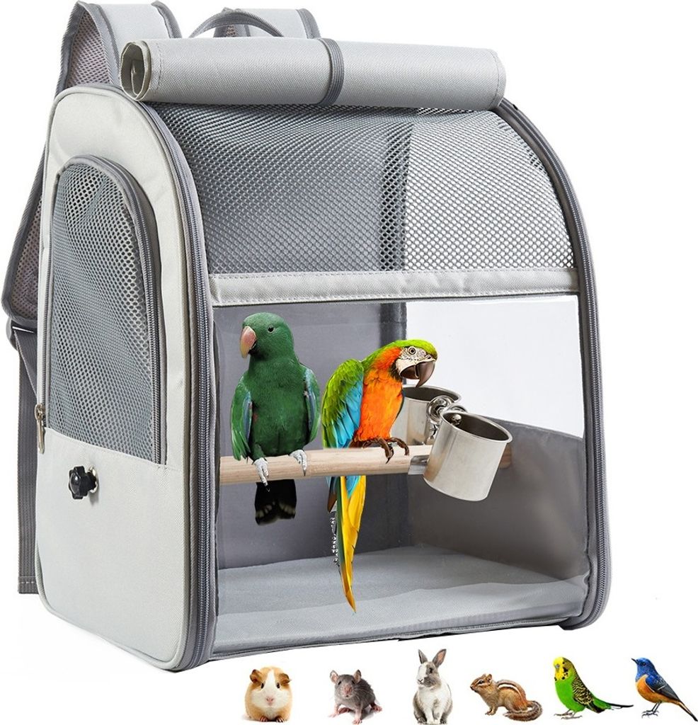 Rucksack Für Den Transport Von Papageien Und Produktbild 