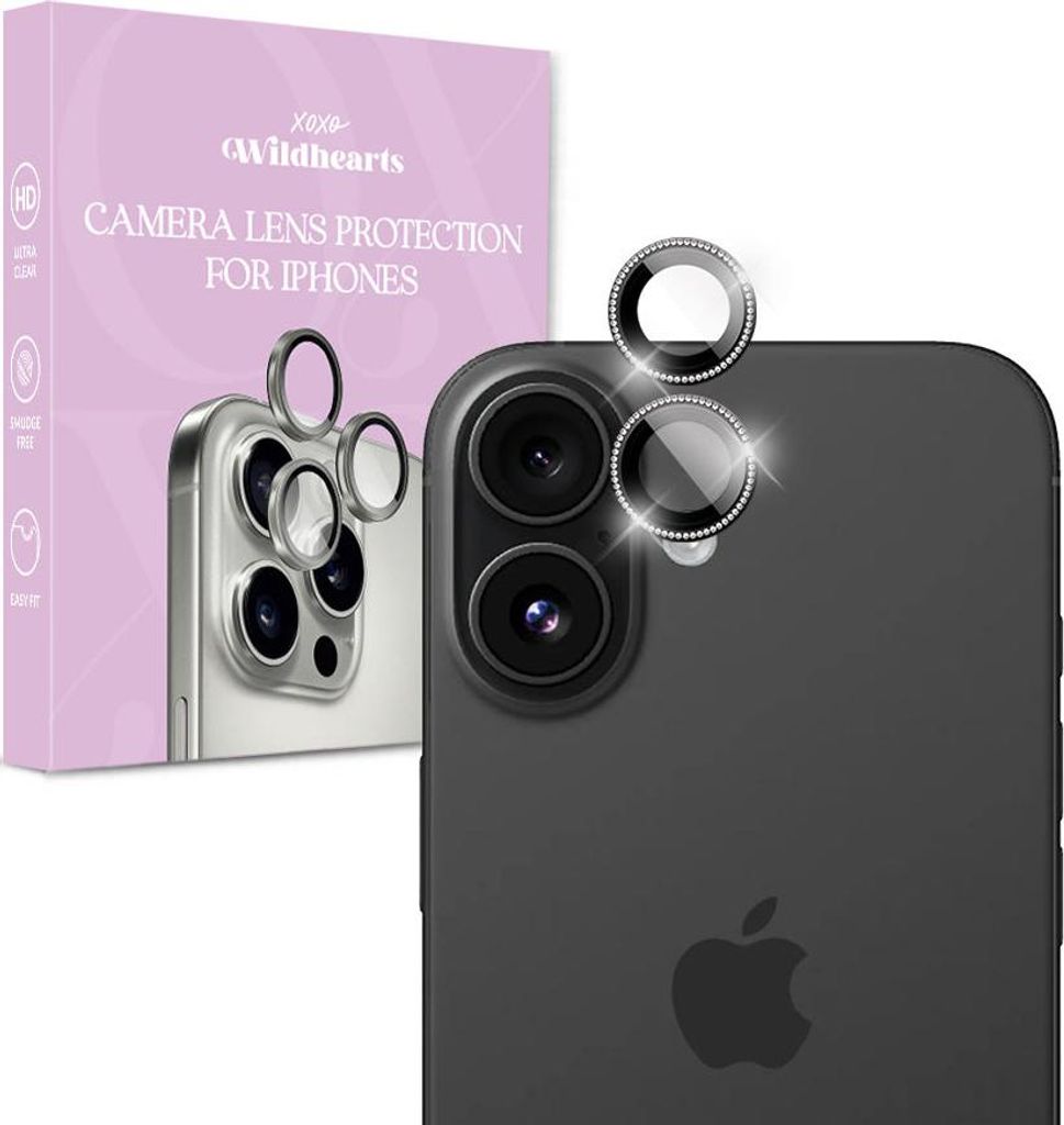 Diamond Tempered Glass Camera Lens Protection - Kompatibel mit iPhone 16
