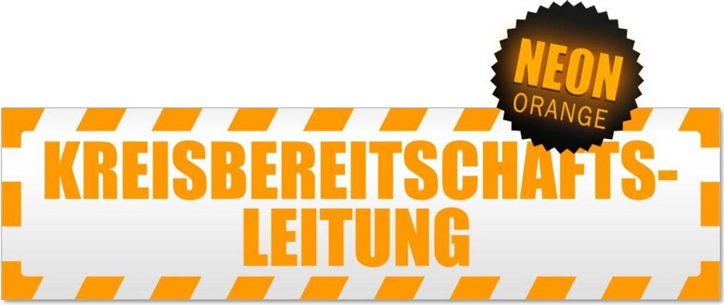 Kreisbereitschaftsleitung gestreift Magnetschild Schild magnetisch