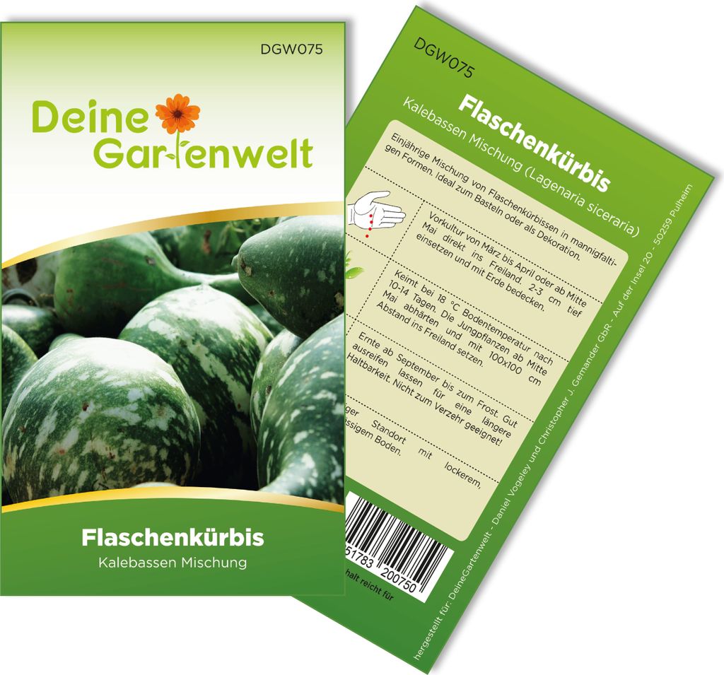 Flaschenkürbis Mischung Samen - Lagenaria siceraria - Produktbild 